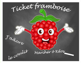 Ticket Framboise de Marcher  kdo