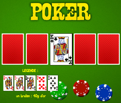 Jeu le poker de Mine2kado.com