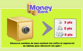 Ticket Money Bank de Sacokamail