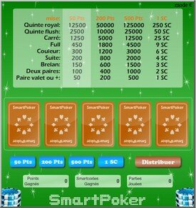 Jeu SmartPoker de Smartbarre